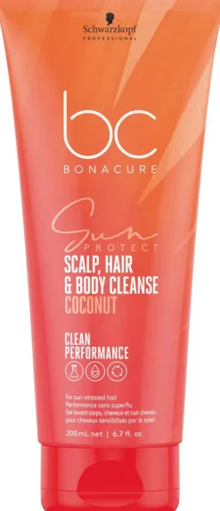 Discount Schwarzkopf Professional Schwarzkopf BC Sun Protect 3-in-1 Scalp, Hair & Body Cleanse