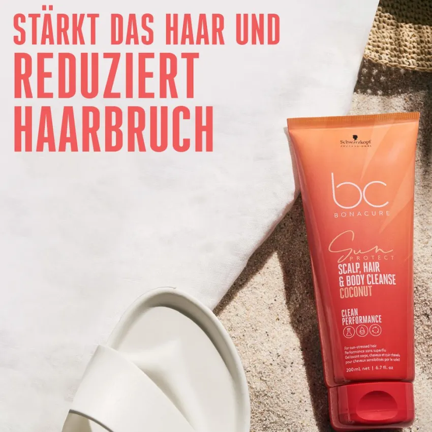 Discount Schwarzkopf Professional Schwarzkopf BC Sun Protect 3-in-1 Scalp, Hair & Body Cleanse