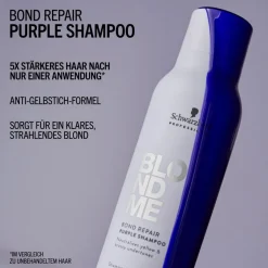 Fashion Schwarzkopf Professional Schwarzkopf Blondme Bond Repair Purple Shampoo