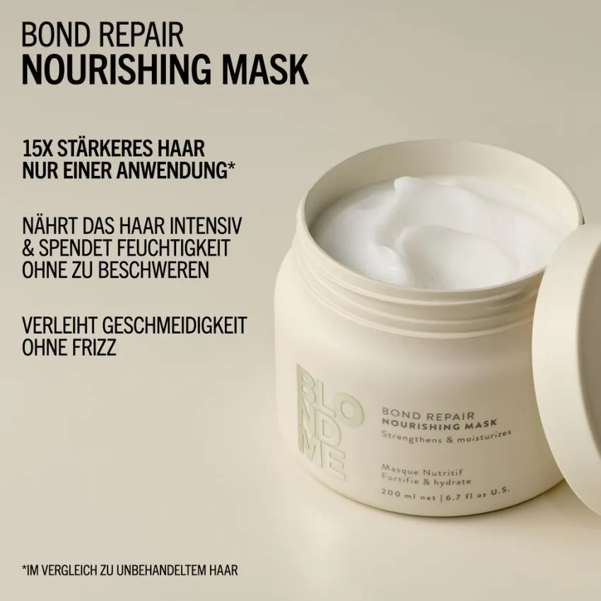 Fashion Schwarzkopf Professional Schwarzkopf Blondme Bond Repair Nourishing Mask