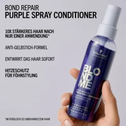 Fashion Schwarzkopf Professional Schwarzkopf Blondme Bond Repair Purple Spray Conditioner
