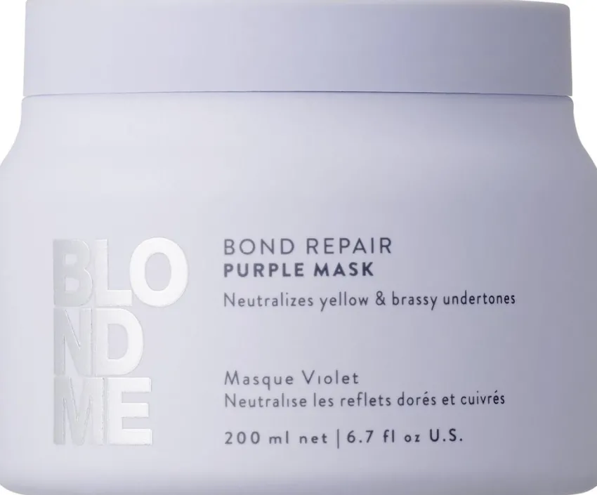 Clearance Schwarzkopf Professional Schwarzkopf Blondme Bond Repair Purple Mask