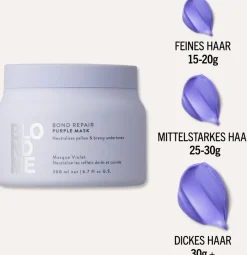 Clearance Schwarzkopf Professional Schwarzkopf Blondme Bond Repair Purple Mask