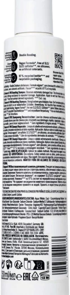 Online Schwarzkopf Professional Schwarzkopf Bonacure R-TWO Resetting Shampoo