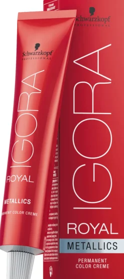 Online Schwarzkopf Professional Schwarzkopf Igora Royal Metallics 6-28 dunkelblond asch rot