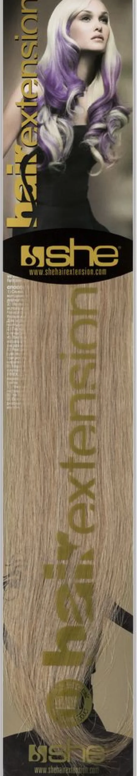 Fashion SHE Professionals SHE Bonding Extensions Aschblond Natur Farbe 16