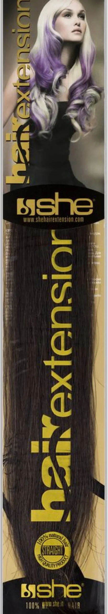 Clearance SHE Professionals SHE Bonding Extensions Dunkelbraun Farbe 02