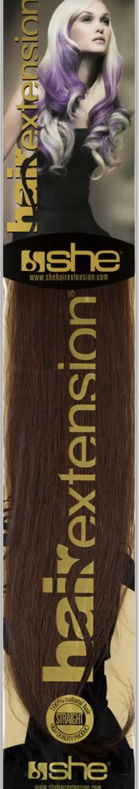 Hot SHE Professionals SHE Bonding Extensions Kupfer Farbe 130
