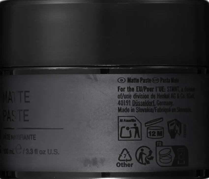 Best STMNT Grooming Goods Matte Paste