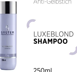 Outlet System Professional Lipid Code LuxeBlond Shampoo
