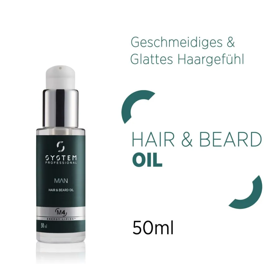 Best System Professional Lipid Code Man Hair & Beard Oil