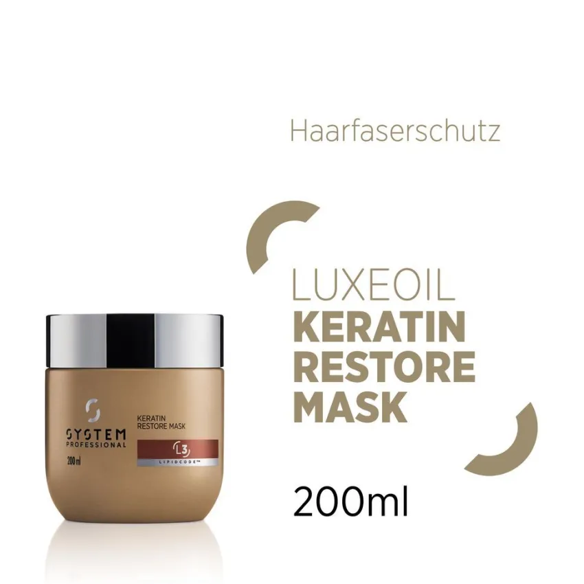 Discount System Professional Lipid Code LuxeOil Keratin Restore Mask