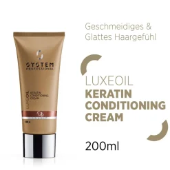 New System Professional Lipid Code LuxeOil Keratin Conditioning Cream