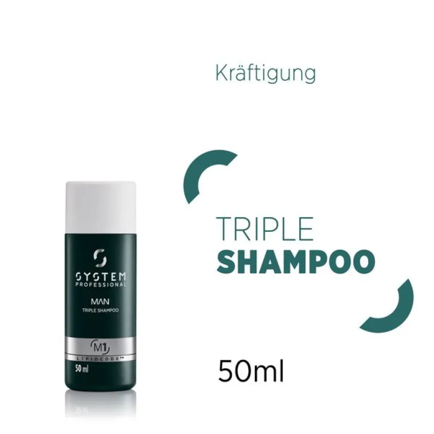 Best System Professional Lipid Code Man Triple Shampoo